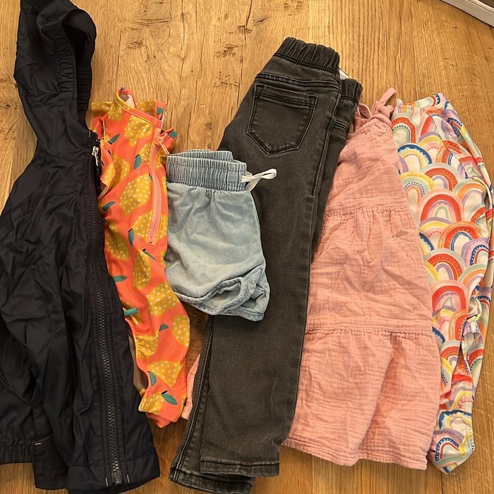 BUNDLE 4T-5T Girls Clothes Land’s End, Cat & Jack, Old Navy & Wonder Nation